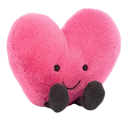 Amuseables Hot Pink Heart - Large