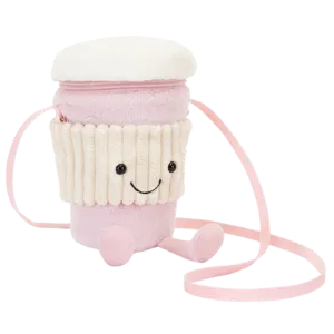 Amuseables Coffee-To-Go Pink Bag