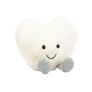 Amuseables Cream Heart - Small
