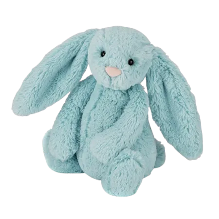 Bashful Aqua Bunny - Tiny