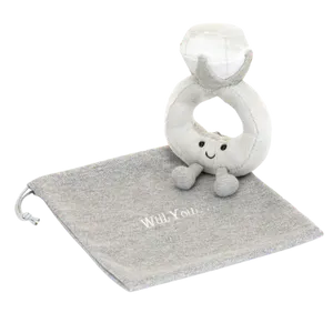 Amuseables Diamond Ring with Personalised Bag