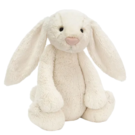Bashful Cream Bunny - Huge
