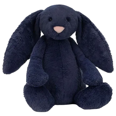 Bashful Navy Bunny - Huge