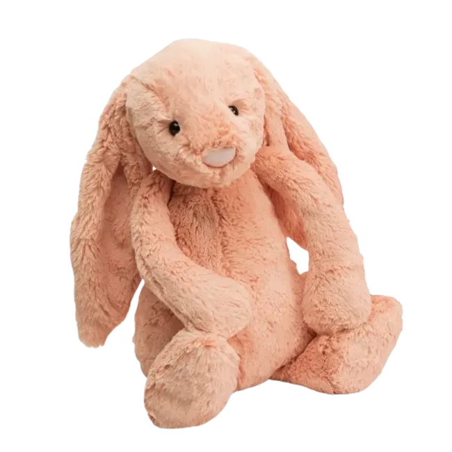 Bashful Peach Bunny - Large