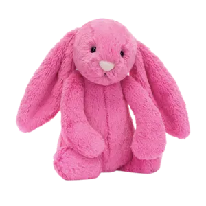 Bashful Hot Pink Bunny - Medium