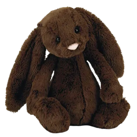 Bashful Chocolate Bunny - Medium