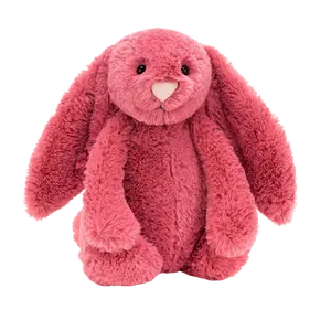 Bashful Cerise Bunny - Medium