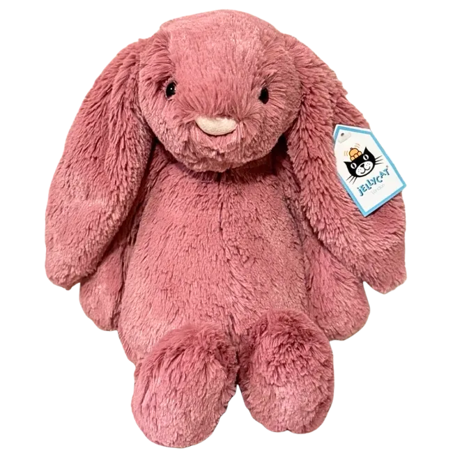 Bashful Dusty Pink Bunny - Medium