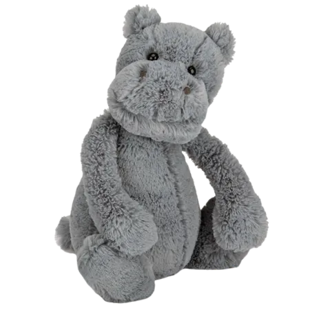 Bashful Hippo - Grey