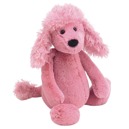 Bashful Poodle - Medium (Pink)