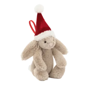 Bashful Christmas Bunny Decoration