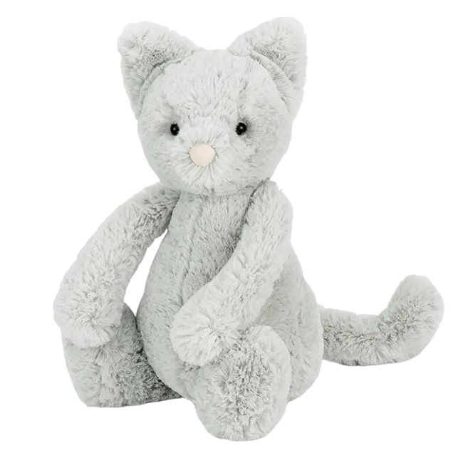 Bashful Silver Kitty - Small