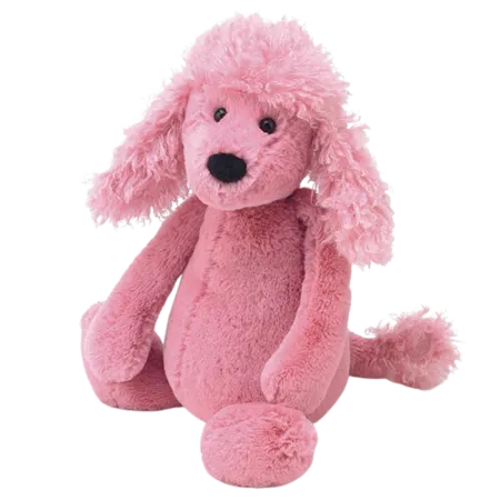 Bashful Poodle - Small (Pink)