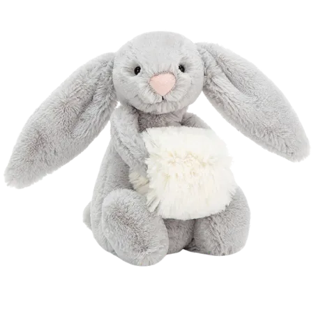 Bashful Silver Snow Bunny