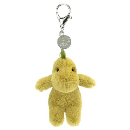 Bashful Dino Bag Charm