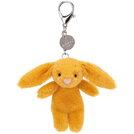 Bashful Saffron Bunny Bag Charm