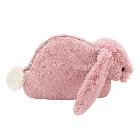 Bashful Tulip Pink Bunny Pouch