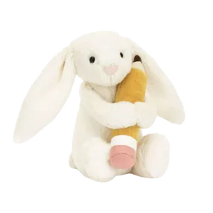 Bashful Bunny with Pencil