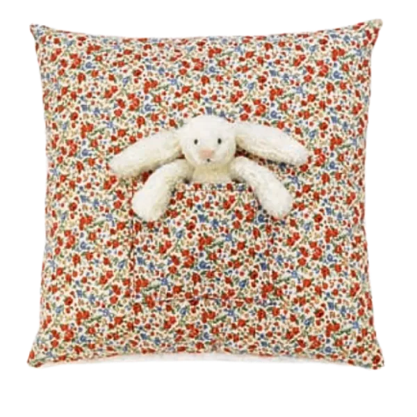 Blossom Cream Bunny Cushion