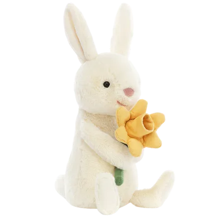 Bobbi Bunny with Daffodil