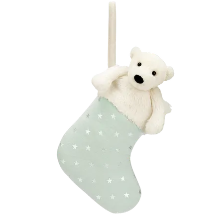 Bashful Polar Bear Stocking