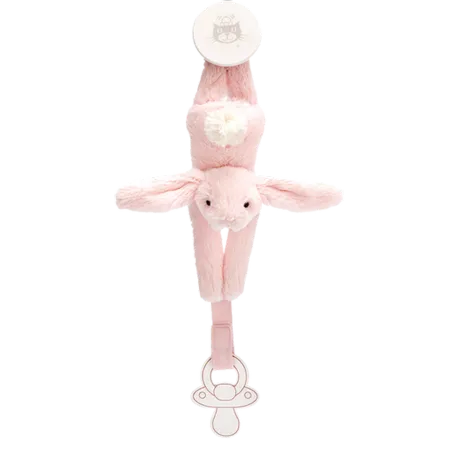 Bashful Pink Bunny Dummy Holder