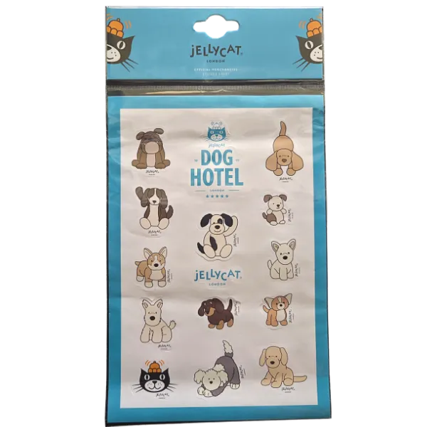 Dog Hotel China Stickers