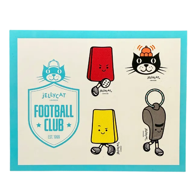 Jellycat Football Club Stickers