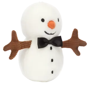 Festive Folly Snowman - Black Tie