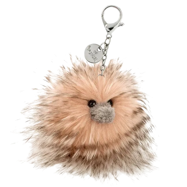 Glad to be Me Ostrich Bag Charm