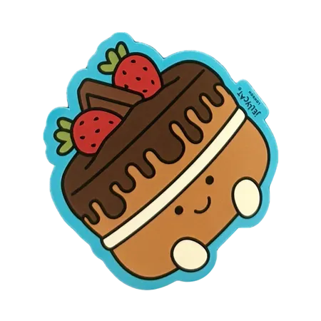 Glacy Chocolate Cake Sticker