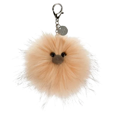 Just Peachy Pompom Bag Charm