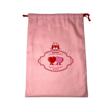 Jellycat Valentine’s Pink Dust Bag - Small