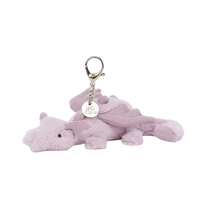Lavender Dragon Bag Charm