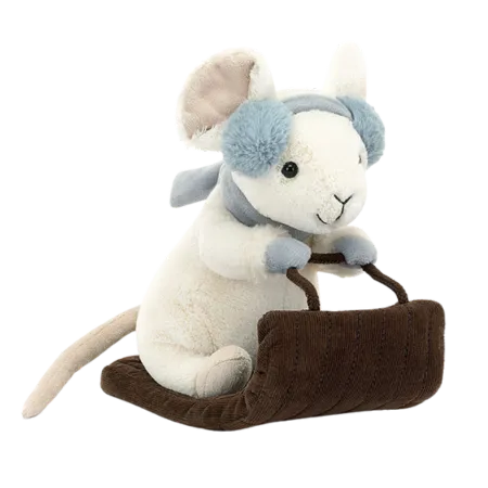 Merry Mouse Sleighing