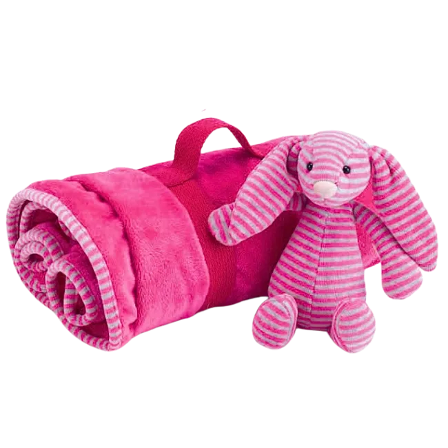 Pink Bunny & Blanket