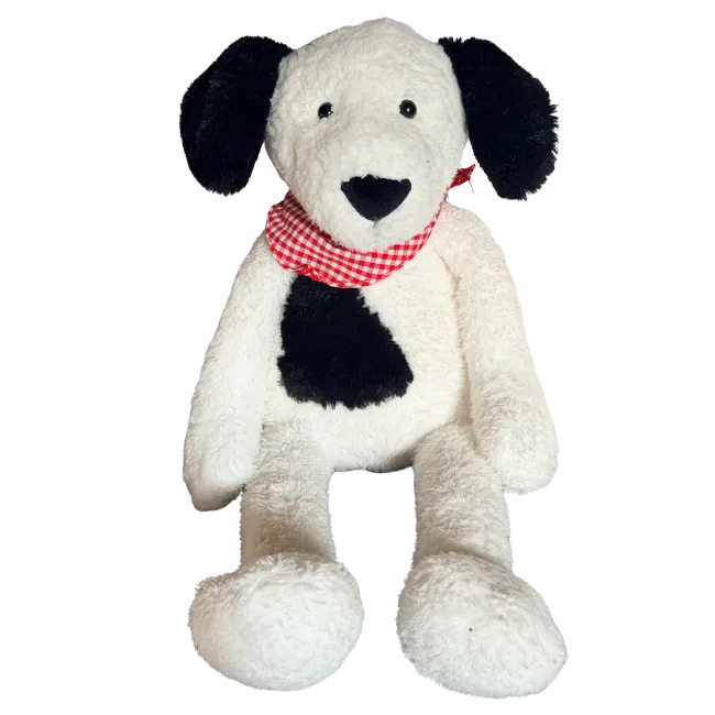 The Little White Company Black and White Dog