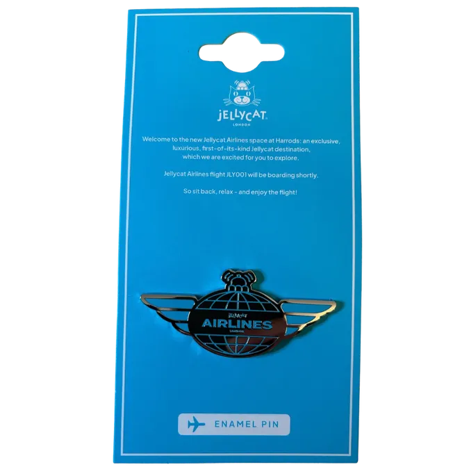 Jellycat Airlines Pin Badge