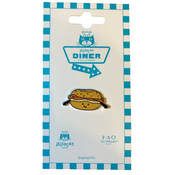 Amuseables Bagel Pin Badge