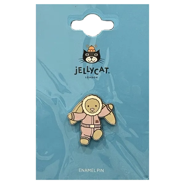 Bashful Bunny Snow Suit Pin Badge