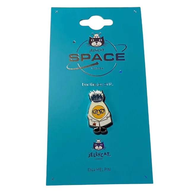 Amuseables Boiled Egg Scientist Outfit Pin Badge