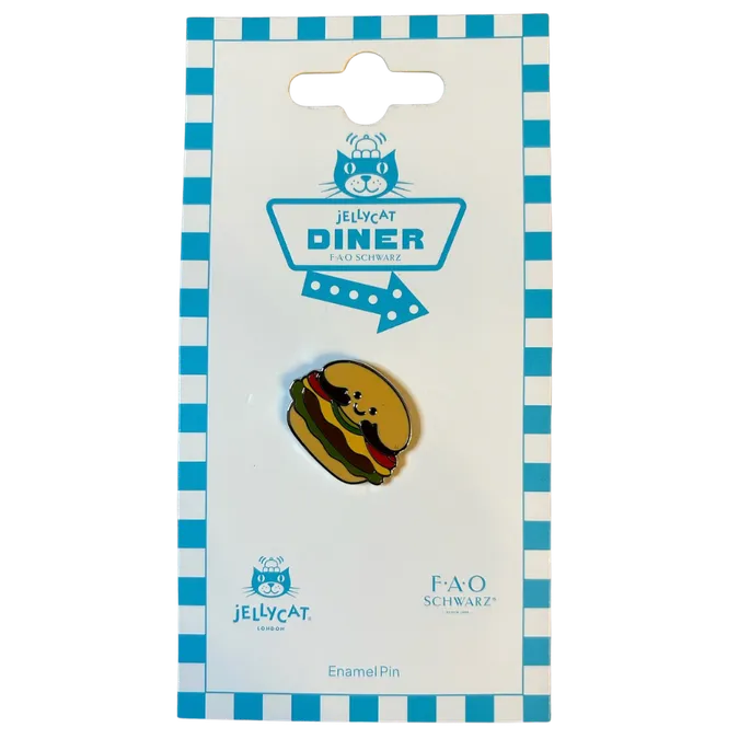 Amuseables Burger Pin Badge