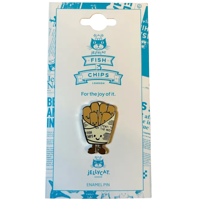 Cosy Chips Pin Badge