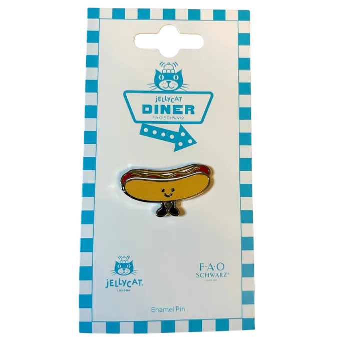 Amuseables Hot Dog Pin Badge