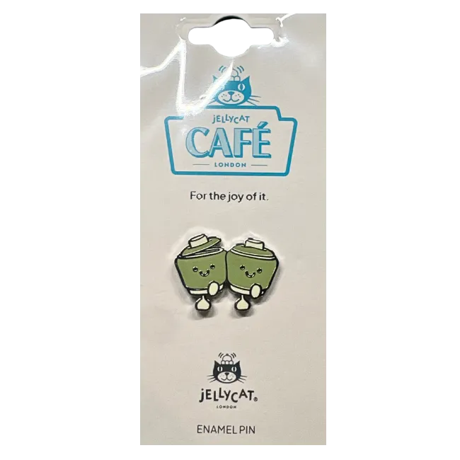 Amuseables Ool & Oong Teacups Pin Badge