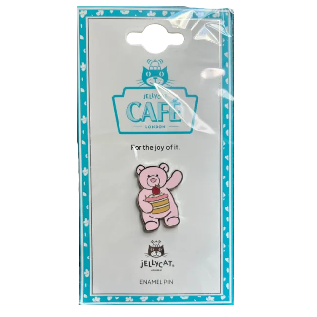 Leola Bear with Strawberry Cake Pin