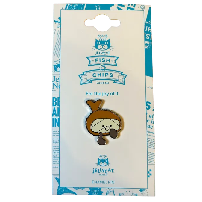Lily Fish Pin Badge