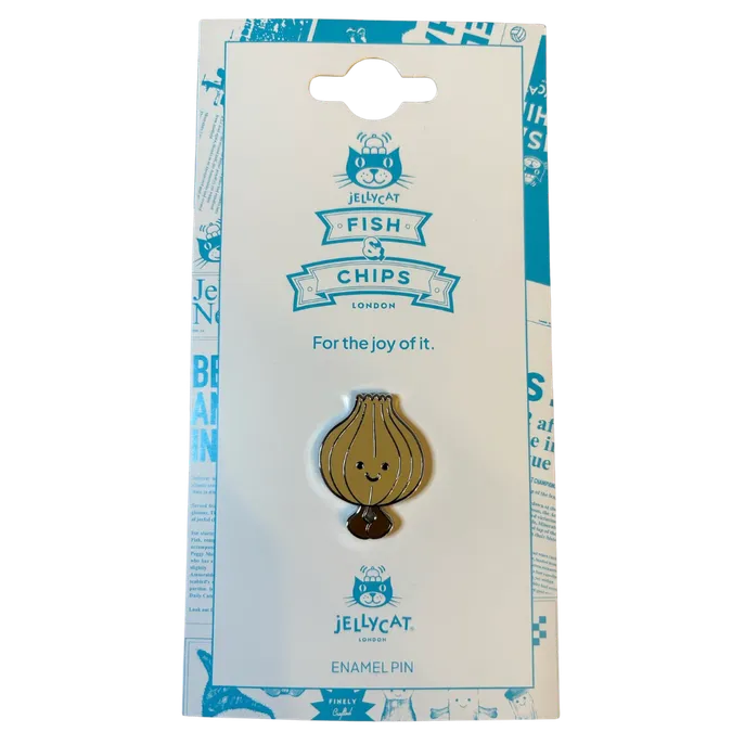 Onnie Pickled Onion Pin Badge