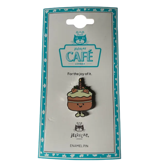 Amuseables Melbie Peach Cake Pin Badge