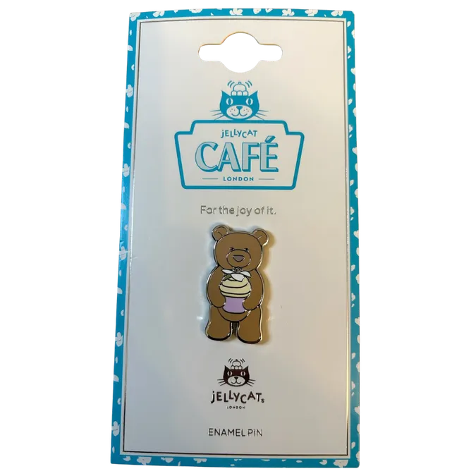 Bartholomew Bear 'Cupcake' Pin Badge